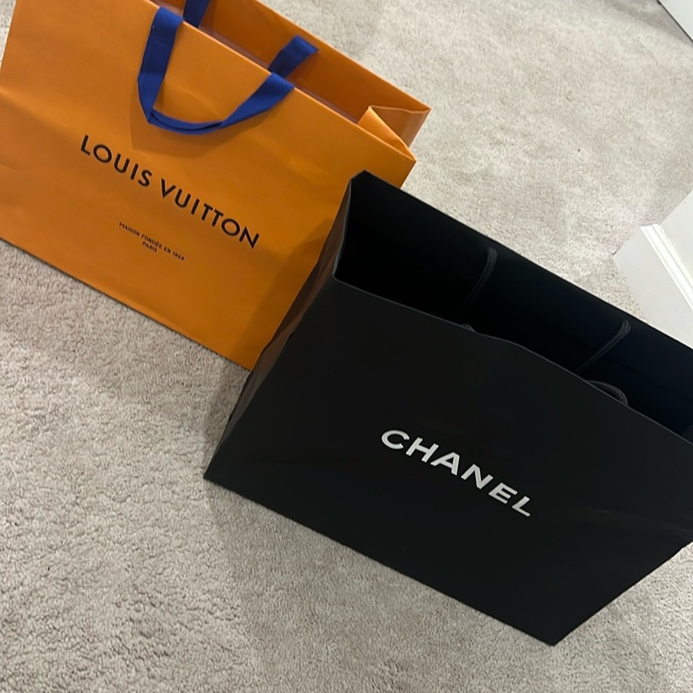 Louis Vuitton and Chanel bags